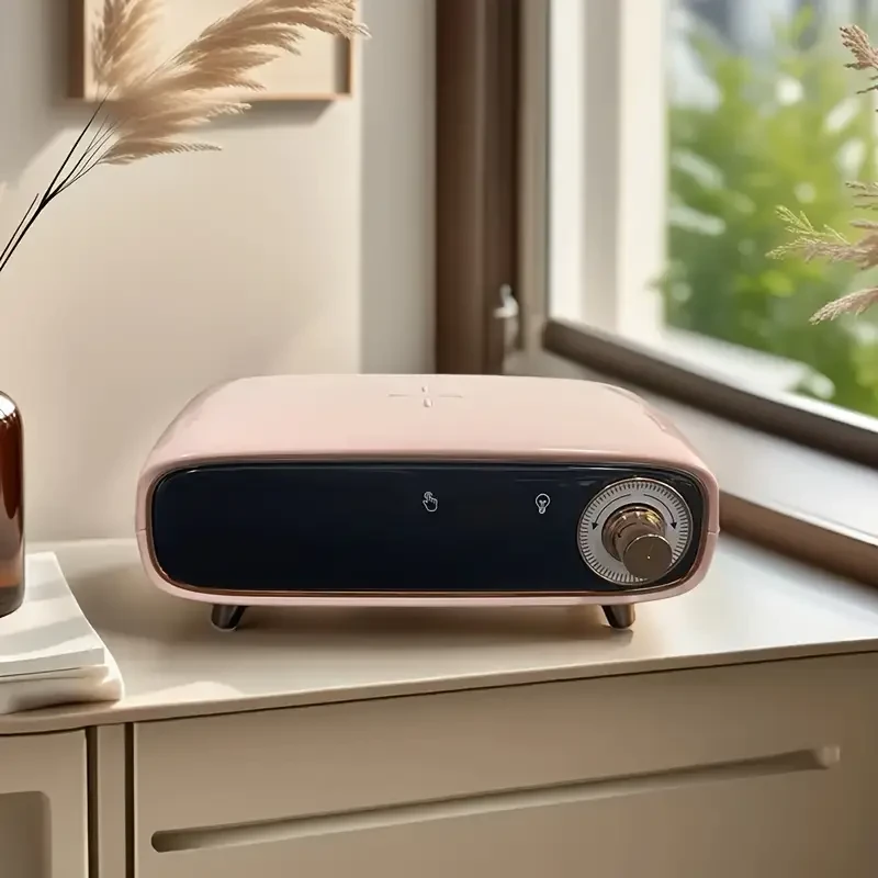 Wireless Charging Clock Speaker Lamp