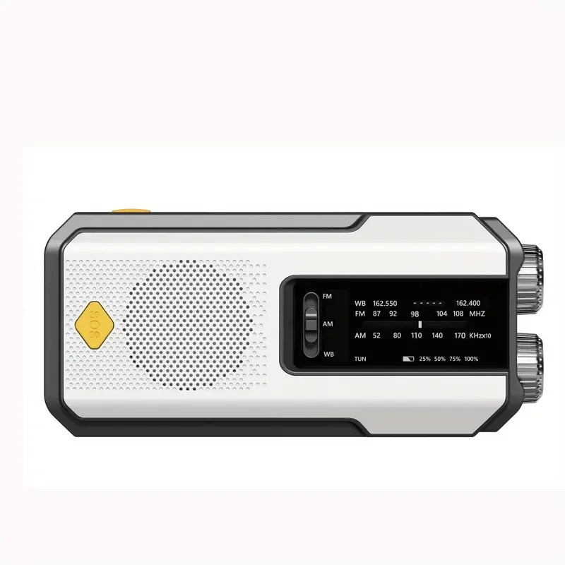 Daykit Hand Crank Radio  AM/FM, Solar, Flashlight & SOS Alarm