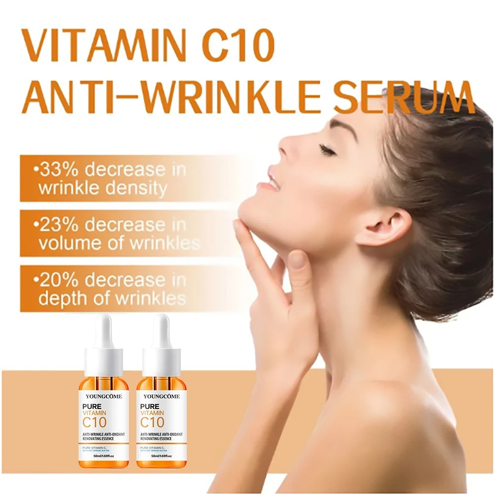 Vitamin C Facial Essence Hyaluronic Acid Dark Skin Brighten Serum