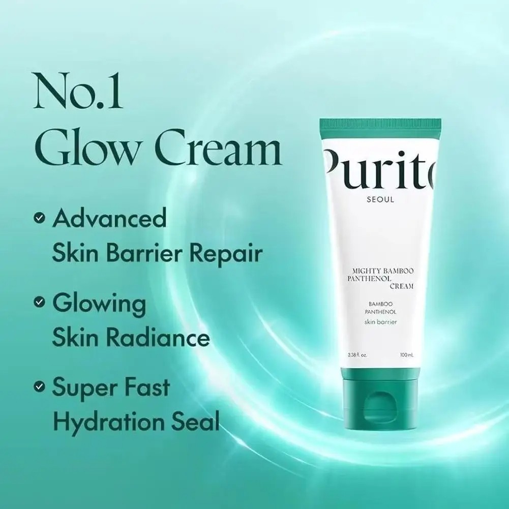Purito Cream Bamboo Extract Panthenol - Intensive Moisturizing, Repairing, Revitalizing, and Soothing