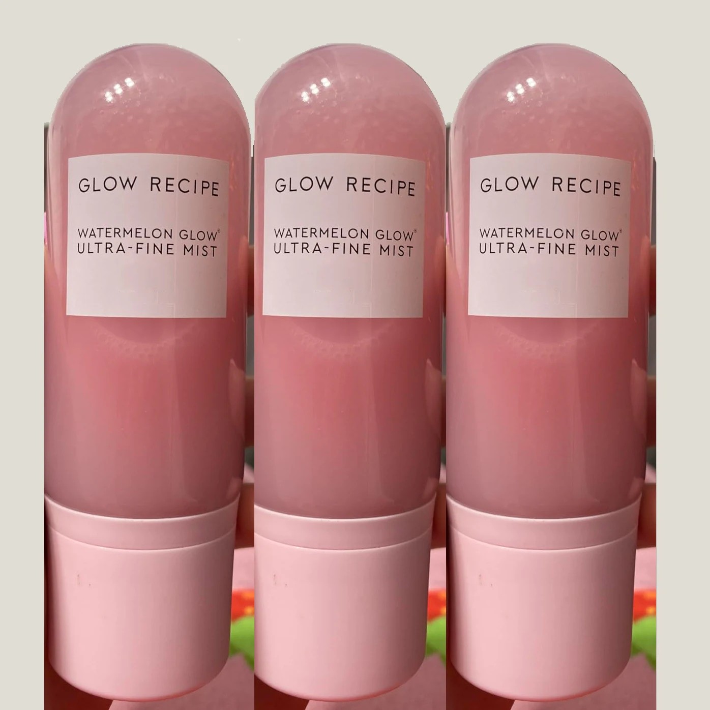 Watermelon Glow Facial Spray - Ultra-Fine Hydrating Mist with Hyaluronic Acid