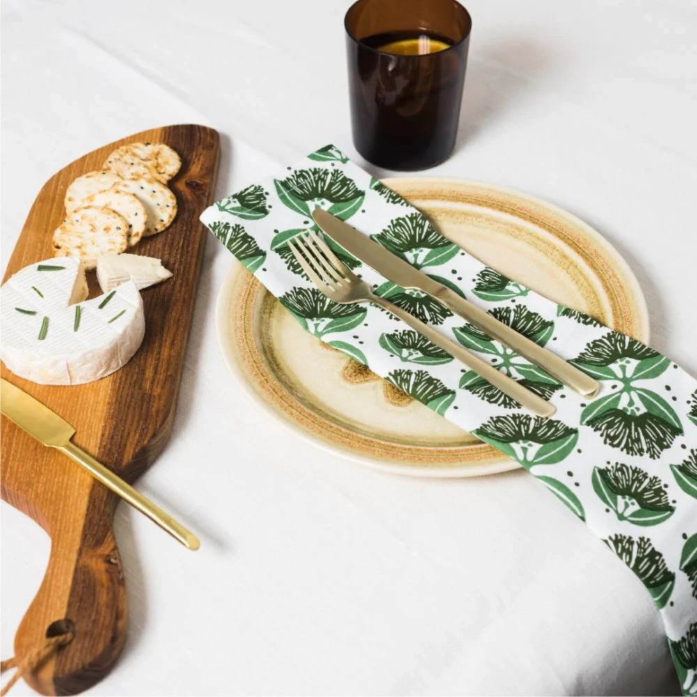 Napkin - Pohutukawa - Olive (Set of 2)