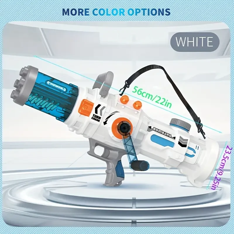 Extra Long Hand Crank Water Gun