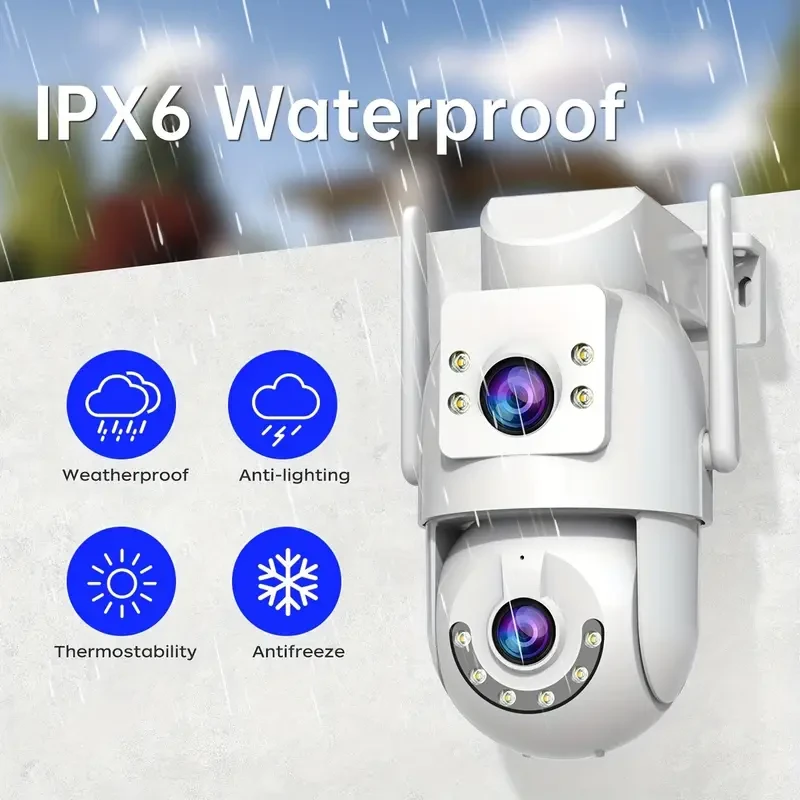 JOOAN Outdoor PTZ Wireless IP Camera  Dual Lens