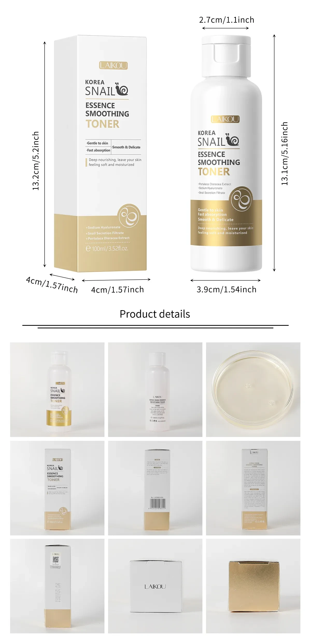 LAIKOU Essence Smoothing Toner