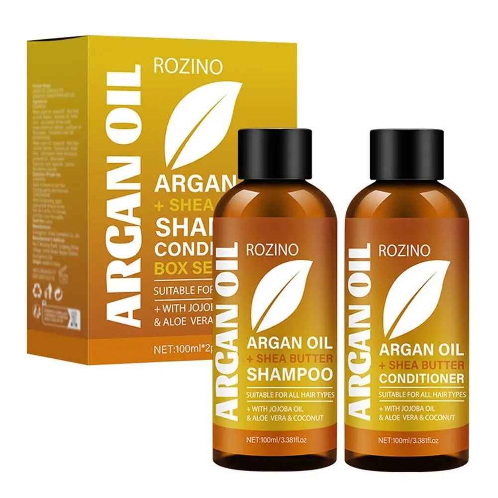 Morocco Argan Oil Shampoo & Conditioner Set With Shea Butter
