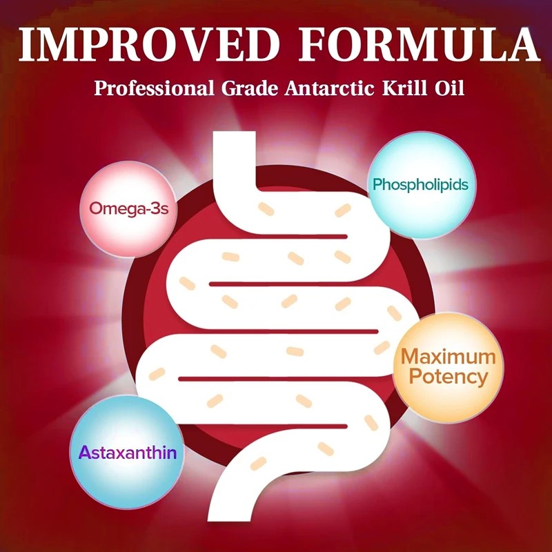 Antarctic Krill Oil - Phospholipid Omega-3 Complex with Astaxanthin