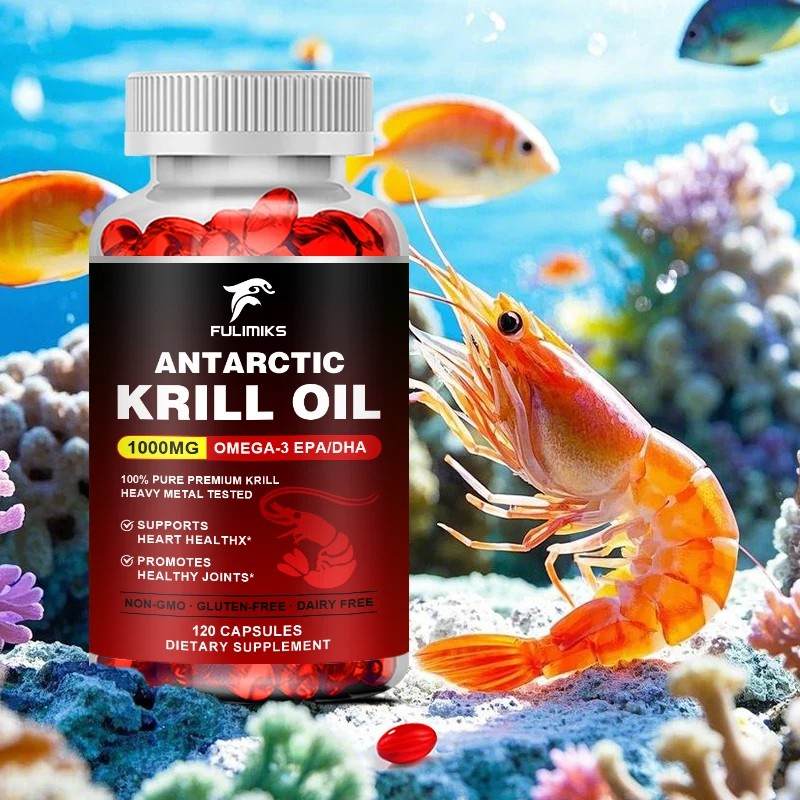 Antarctic Krill Oil - Phospholipid Omega-3 Complex with Astaxanthin