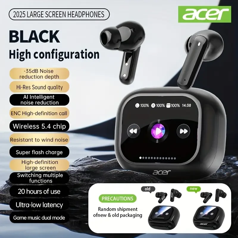 ACER OHR541 Wireless Headphones High-Definition Sound