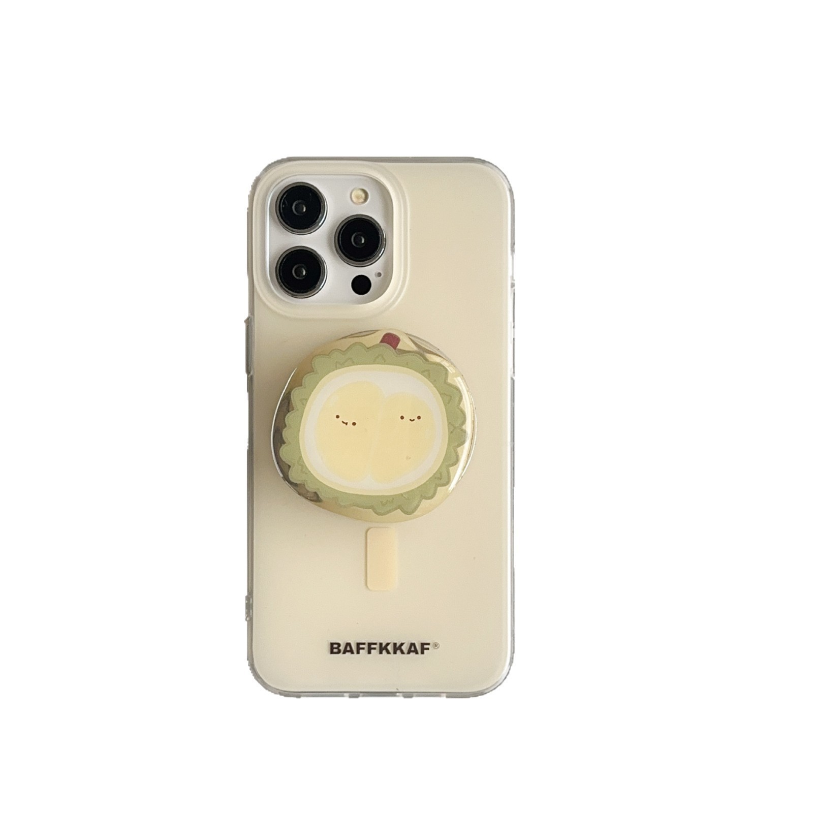Simple Solid Color Fruit Magnetic Bracket Phone Case