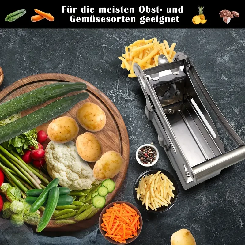 Stainless Steel Potato Chipper & Slicer