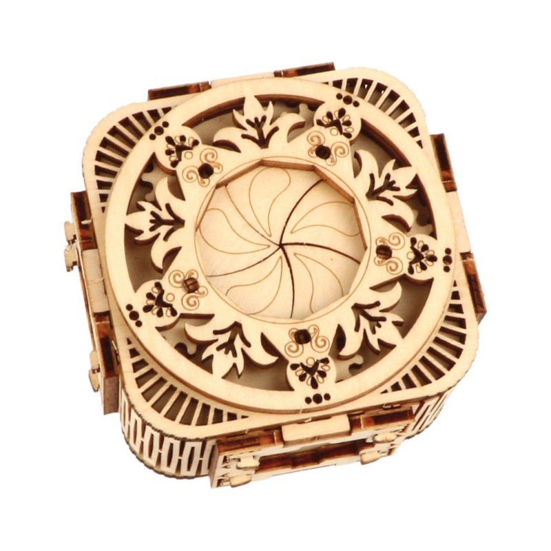 Music Box Jewelry Box Puzzle Assembly Holiday Gift