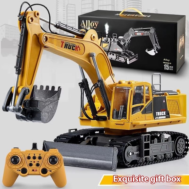 Children's Remote Control Car Alloy Excavator Car