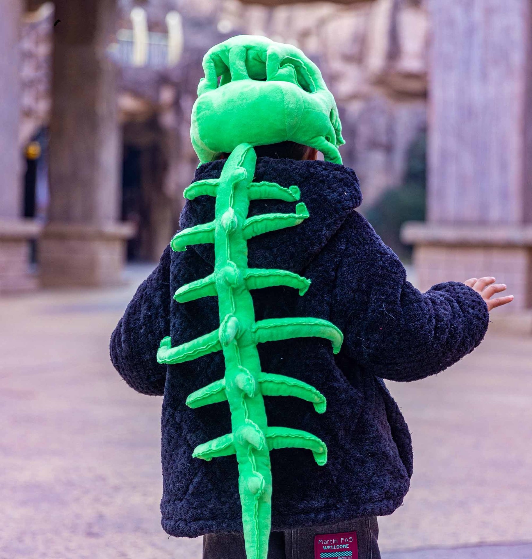 Chinese Dinosaur Garden Dinosaur Skeleton Dress Up Costume Props