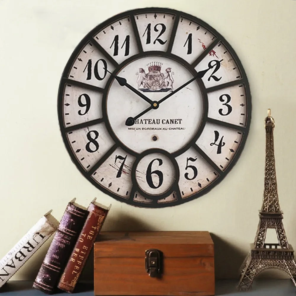 large antique wall clock