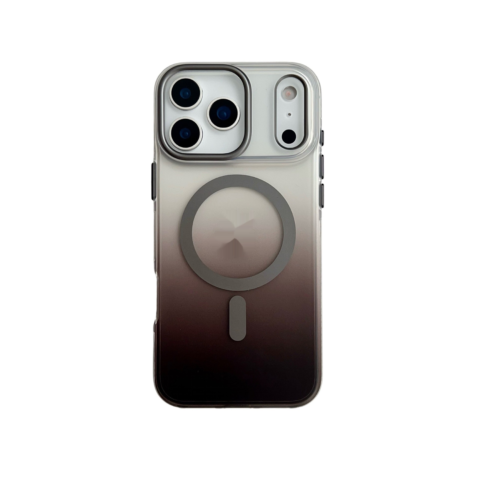 Laser Gradient Magnetic Aurora Applicable 17ProMax Frosted Mobile Phone Protective Case