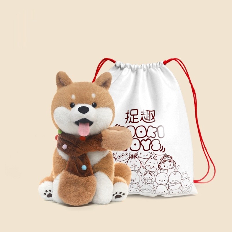 Shiba Inu Robert Dog Plush Toy Figurine Doll
