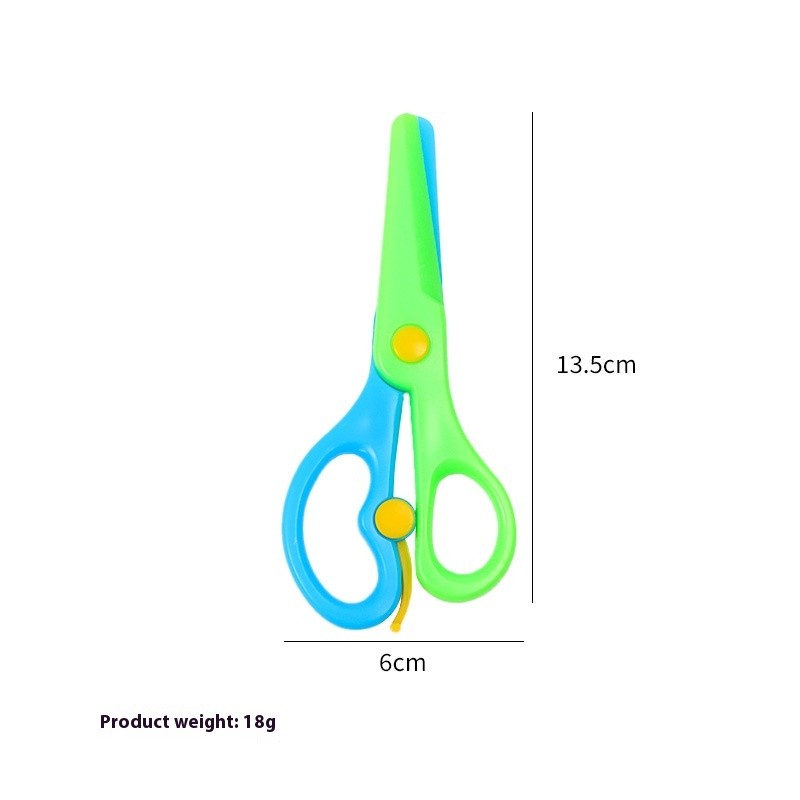 Safety Scissors Plastic Color Scissors Children Plastic Clipper