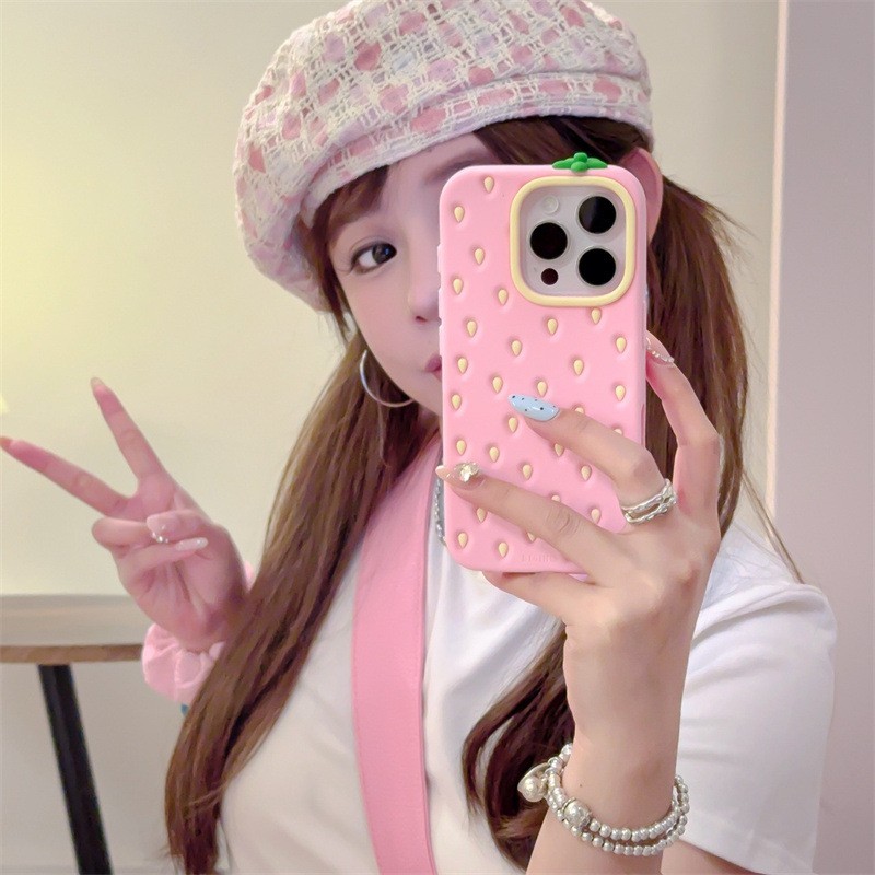 Sweet Strawberry Simple Phone Case