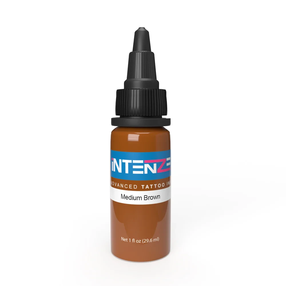 Medium Brown  Intenze Tattoo Ink