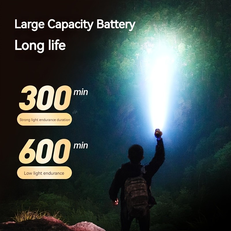 Philips 1235 Rechargeable Flashlight | High Brightness, Super Bright LED Flashlight