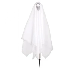 Party Decorations - Large Fabric Ghost with Stake - 91cm