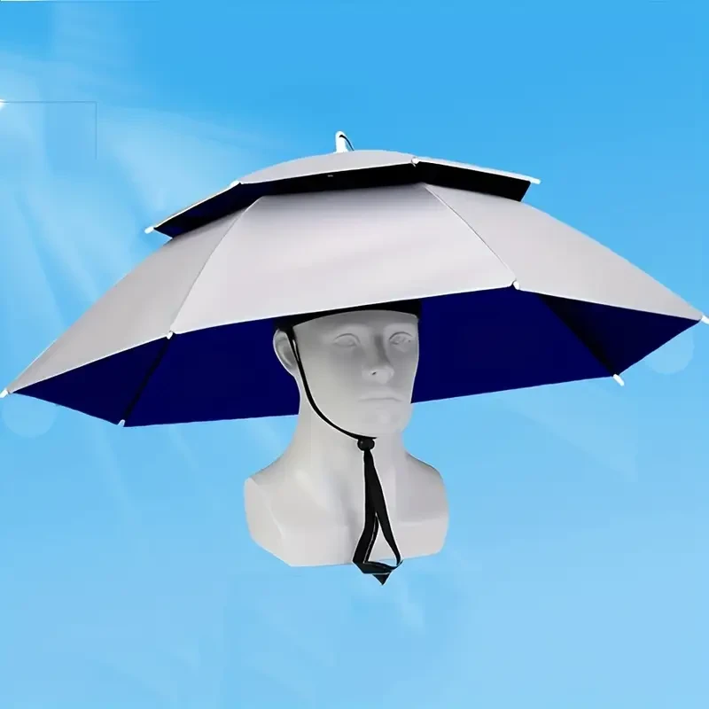 6-inch Oversized Foldable Umbrella Hat