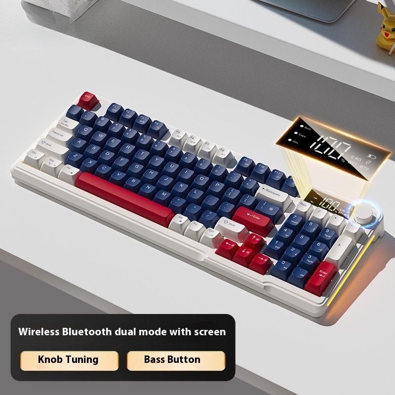 Wireless Bluetooth Keyboard Mouse Suit Mechanical Feeling