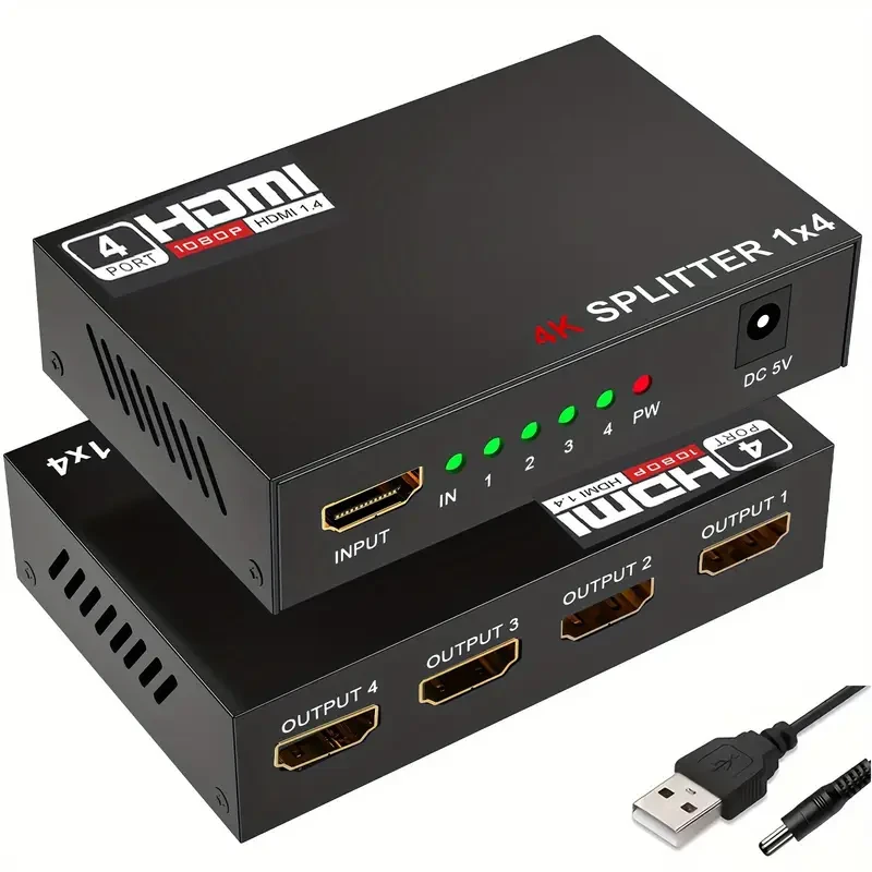 HDTV Splitter 1x4 | 2.54 Cm 4 Out