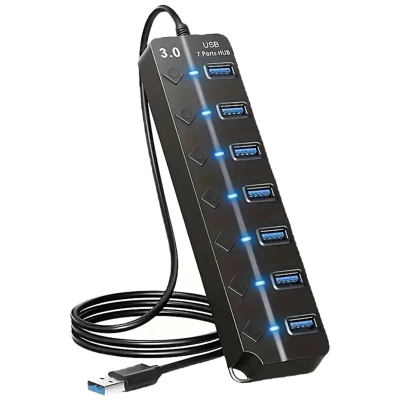 USB Hub 3.0 7-Port Hub Splitter
