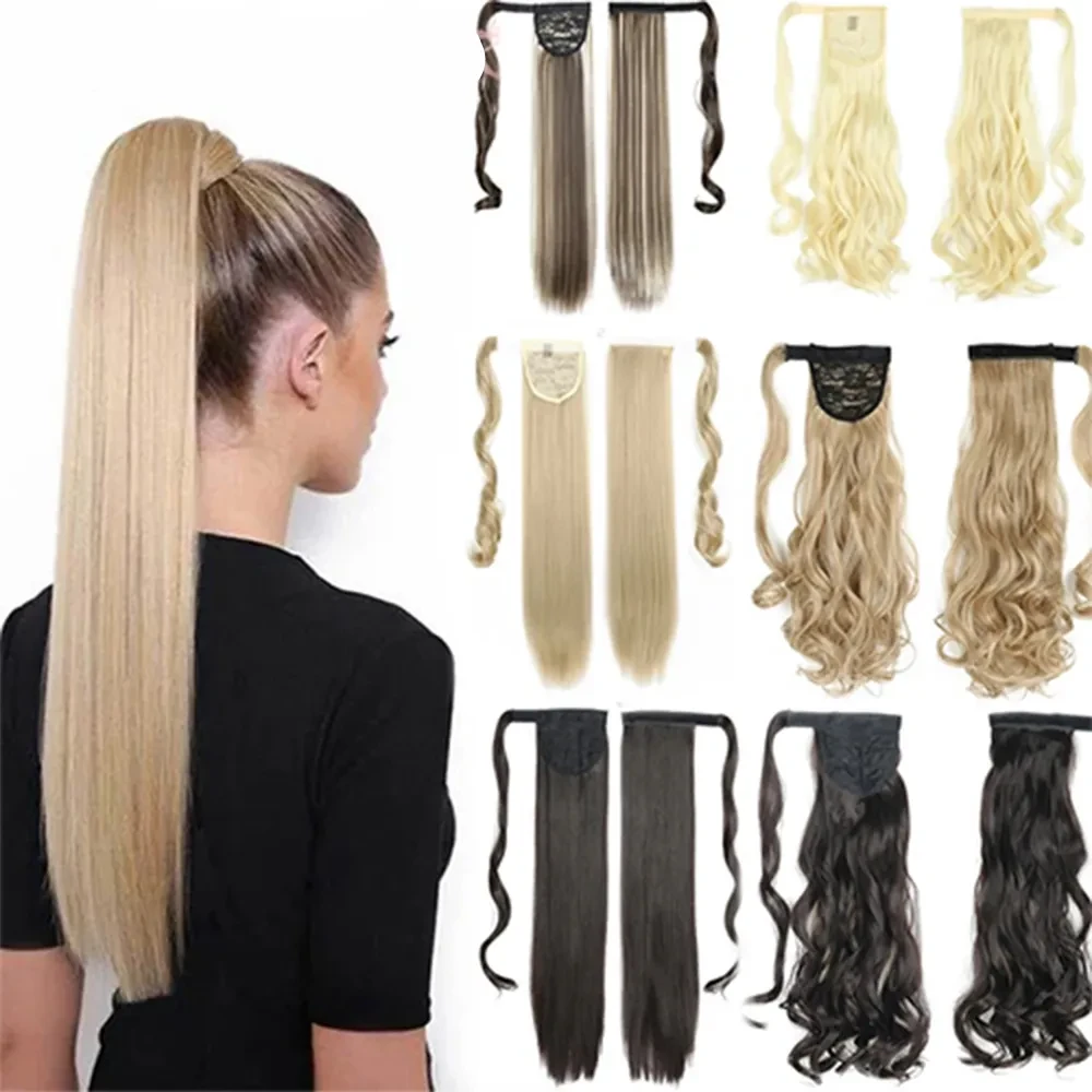 Platinum Blonde Hair Extensions Ponytail