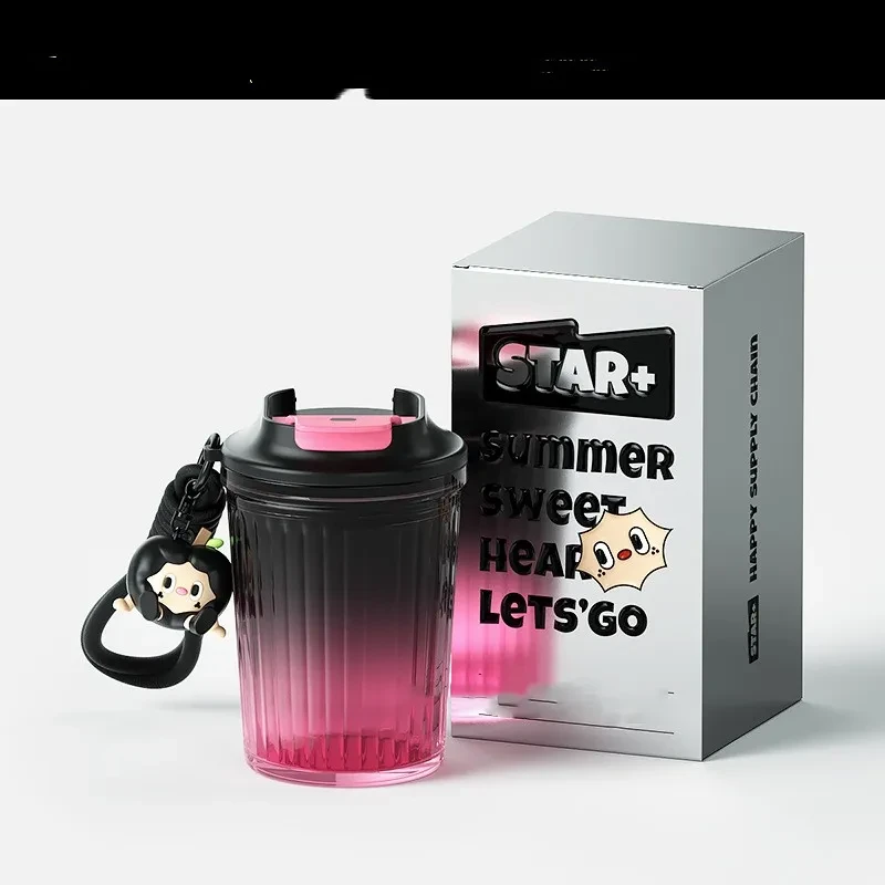 American Coffee Cup Portable Girls High Temperature Resistant Outdoor Office Travel Drinking