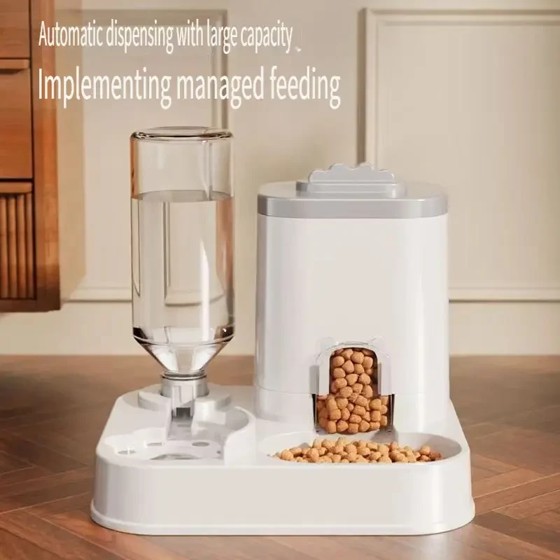 2-in-1 Automatic Pet Feeder & Water Dispenser