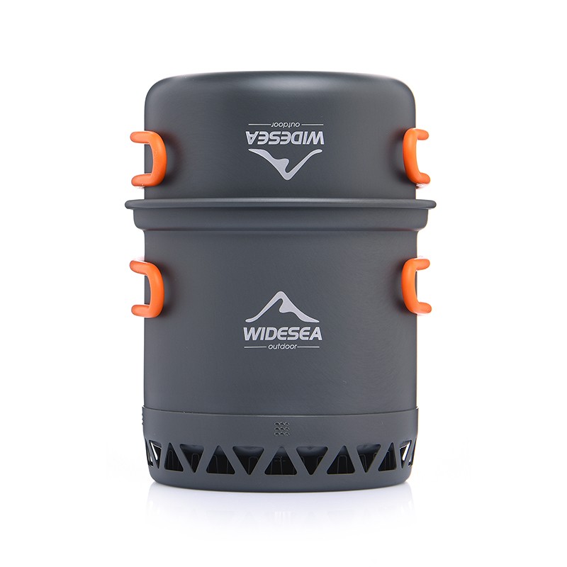 Widesea Camping Cookware Set  Portable 1.3L/2.3L Outdoor Cooking Kit with Pot