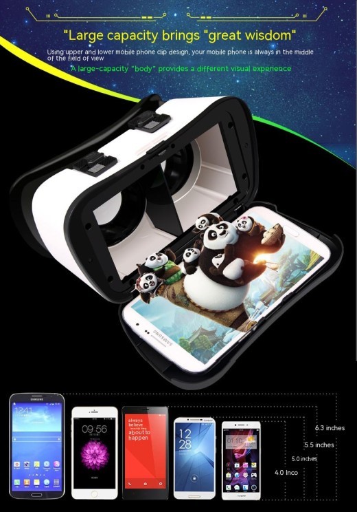 Phone 3D Glasses VR Glasses Head-mounted Vr Glasses VR Virtual