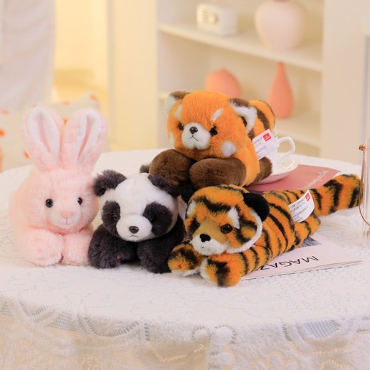Cute Small Animal Plush Toy Ring Pop Children's Gift Wrist Accessories