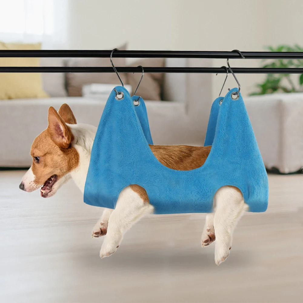 Dog Hammock Harness for Grooming, Dog Sling ,Nail Trimming, Dog Hammock Restraint ,Nail Trimming, Grooming, and Eye/Care Care