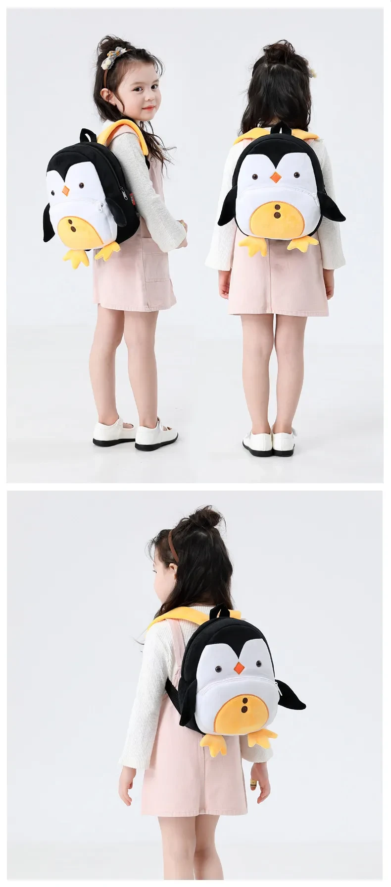 Cute Plush Backpacks Kindergarten Cartoon School Bags Children Animal Toys Bag