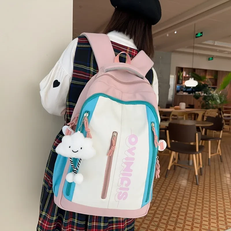 A small bear nursery school bag double shoulder bag