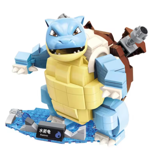 Pokemon Charizard Mewtwo Bulbasaur Building Blocks Cartoon Figure Model Bricks Sets Movie Doll Model Kids Toys For Children Gift