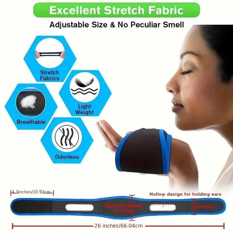 Anti-Snoring Chin Strap  Chin Support for Snoring and Sleep Apnea