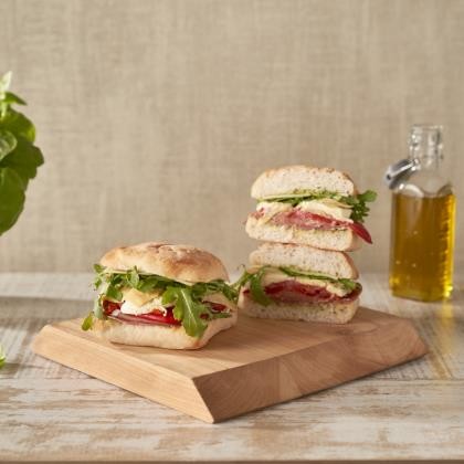 Bun Burger White Artisan Sliced 110g