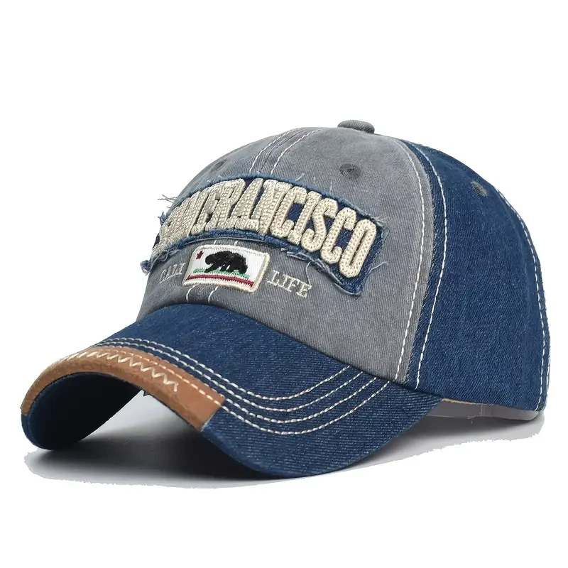 Vintage-Style Bear Baseball Cap