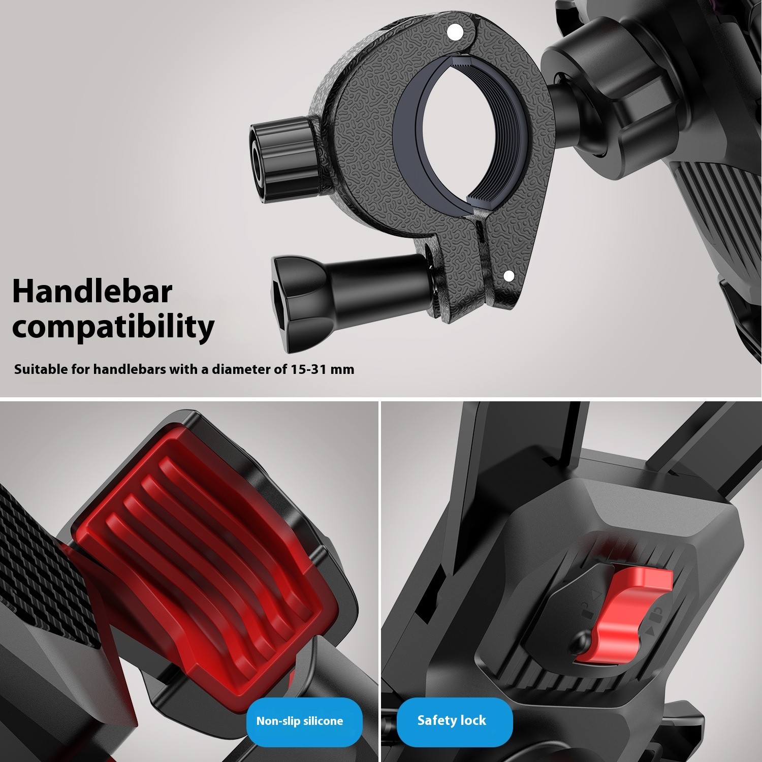 Outdoor Bicycle Fixed Mobile Phone Bracket Universal