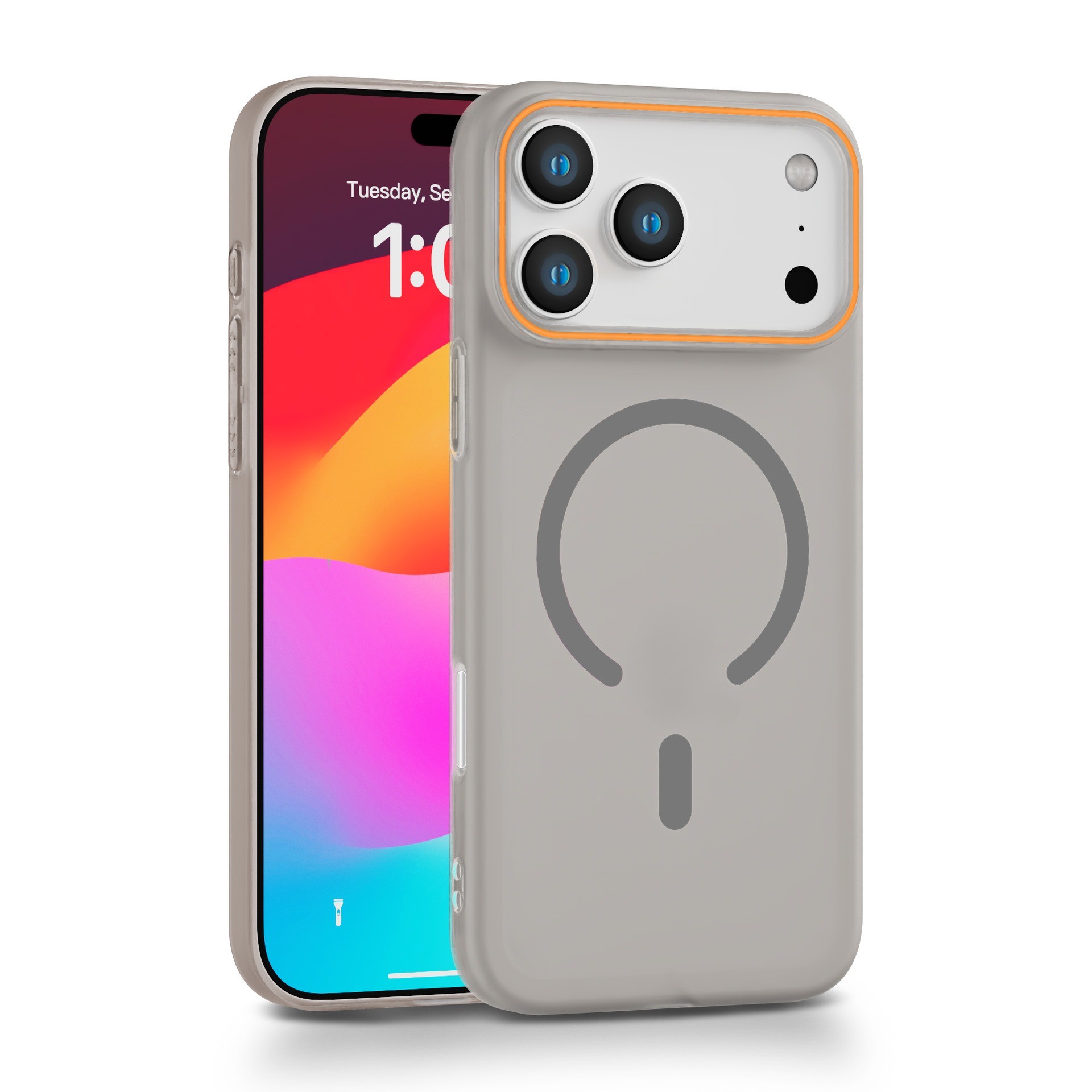 PC Magnetic Ice Mist Frosted Phone Case