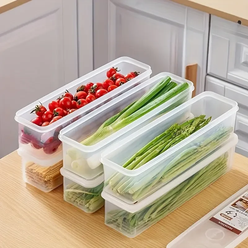 4-Pack BPA-Free Plastic Food Storage Containers with Lids