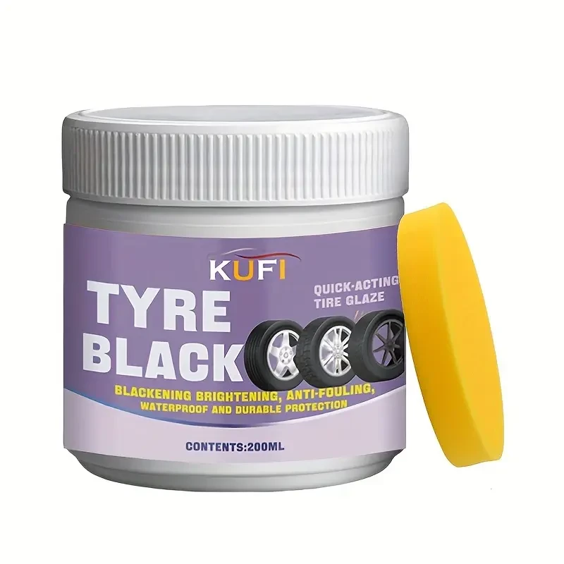 Premium Car Tire Shine Wax Durable Protection & Gloss Enhancer