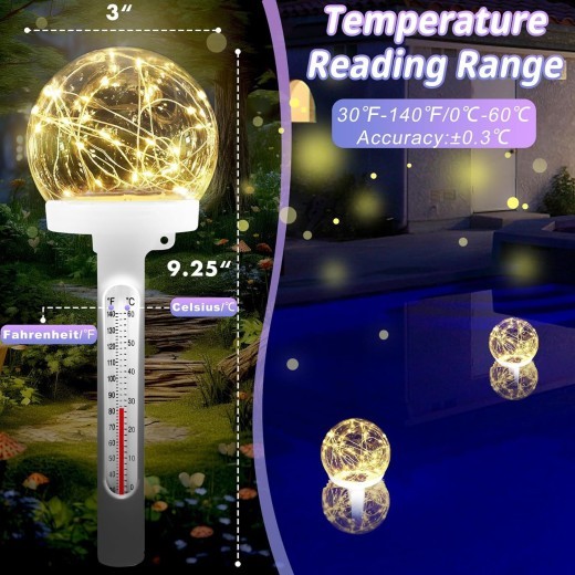 Swimming Pool Thermometer Pool Bathtub Thermometer