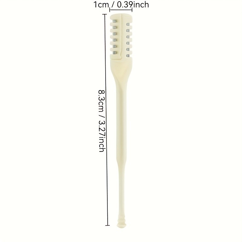 8pcs Dual-Sided Nose Hair Trimmer 2-in-1 Nose Hair Removal Tool with 360 Rotating Design