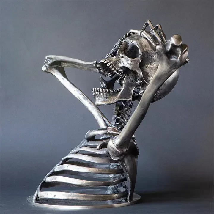 Creative Resin Craft Crazy Skeleton Ornament